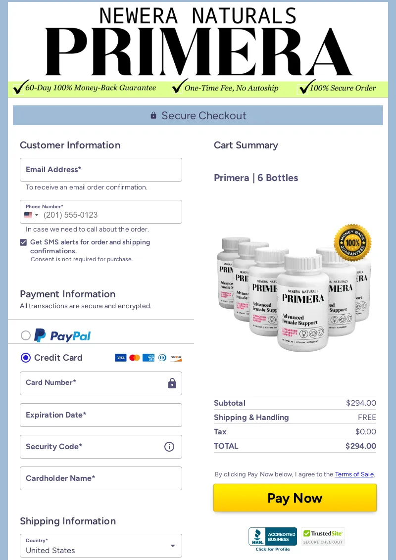 Primera Order Form